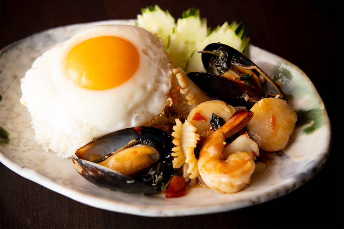 ガパオシーフード